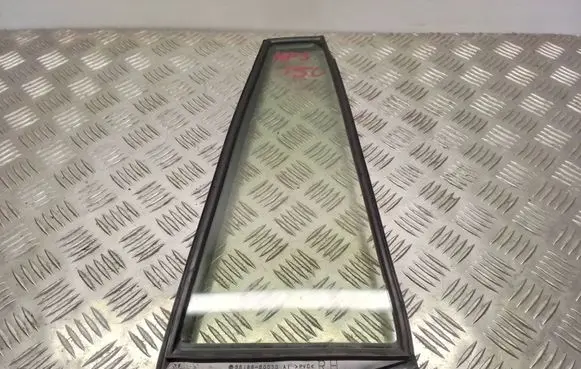Rear vent window glass