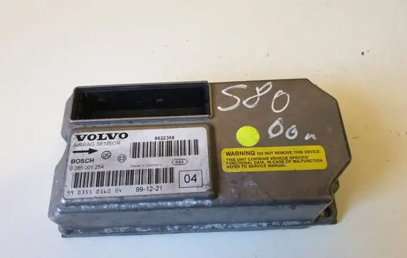 Volvo S80 Airbag control unit/module 8622368 0285001254
