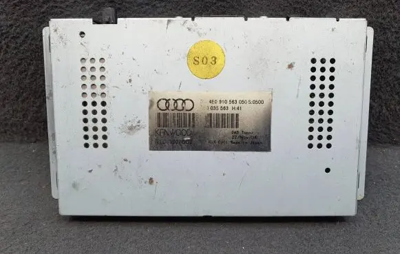 Audi A6 S6 C6 4F Other control units/modules 4E0910563 4E0035563