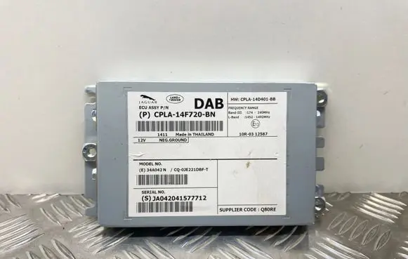 Jaguar XF HiFi Audio sound control unit CPLA14F720BN