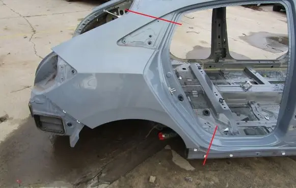 Honda Civic X Rear quarter panel 