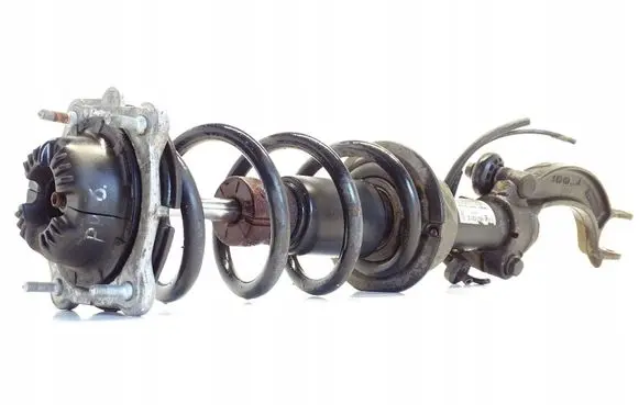 Front shock absorber with coil spring