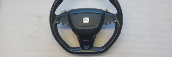 Seat Ibiza IV (6J,6P) Steering wheel 6J0419091R 34093036B 6J0880201AC