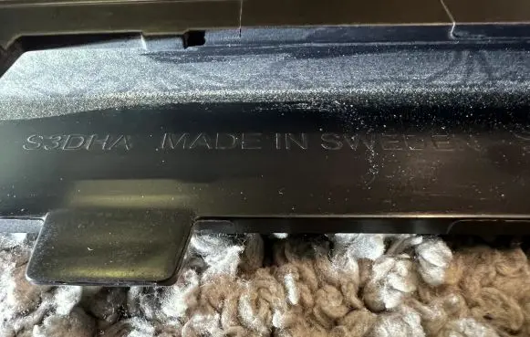 Volvo XC90 Front bumper splitter molding 31383799