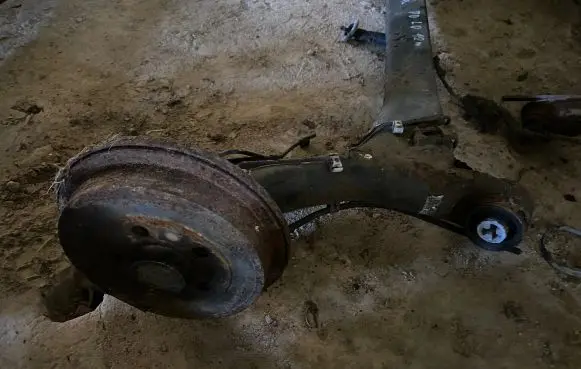 Rear axle beam