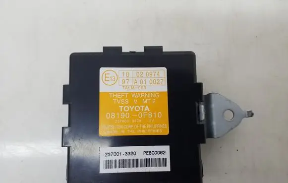 Toyota Corolla Verso AR10 Alarm control unit/module 081900F810