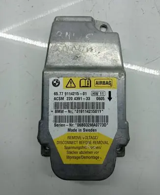 BMW 5 E60 E61 Airbag control unit/module 911421501