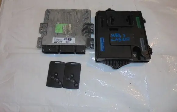 Engine ECU kit and lock set
