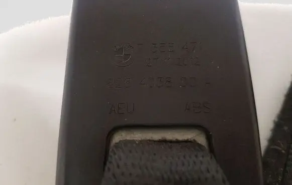 BMW 3 F30 F35 F31 Middle seatbelt buckle (rear) 626403800A 7355471 621589100B