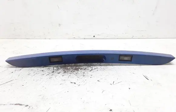 Trunk door license plate light bar