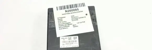 Renault Scenic III - Grand scenic III Relay mounting block 284B67924R