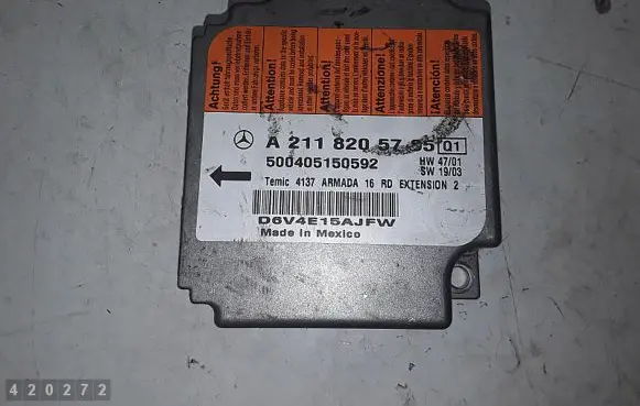 Mercedes-Benz E W211 Airbag control unit/module A2118205785