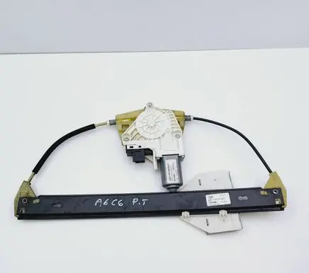Audi A6 S6 C6 4F Rear door window regulator with motor 4F0959802C