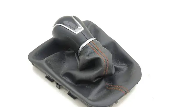 Gear lever shifter trim leather/knob