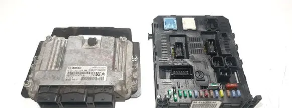 Peugeot 307 Engine ECU kit and lock set 0281012620 9665594380 9661940280