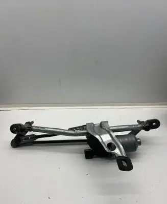 Front wiper linkage and motor