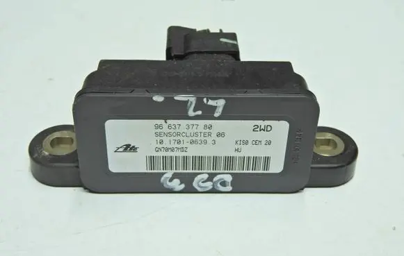 Citroen DS3 ESP acceleration yaw rate sensor 9663737780 GN70M07MDZ 10170106393