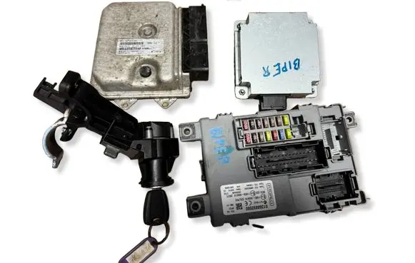Peugeot Bipper Engine ECU kit and lock set 51880759 0103338A