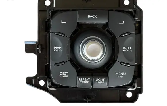 Renault Megane III Multifunctional control switch/knob 253B02542R