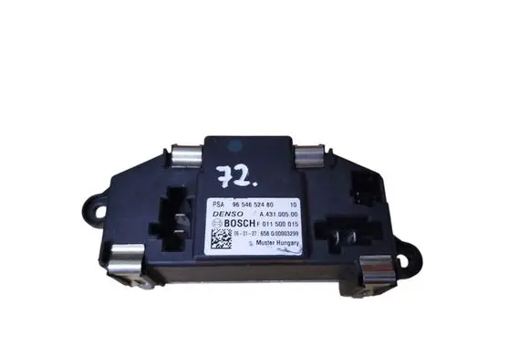 Citroen Jumpy Heater blower motor/fan resistor 9654652480