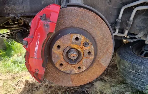 Porsche Cayenne (9PA) Brake discs and calipers set 