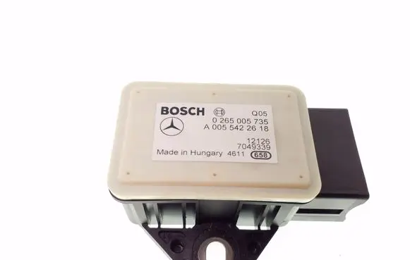Mercedes-Benz E W212 ESP acceleration yaw rate sensor 0265005735 A0055422618
