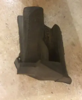 Audi 100 200 5000 C3 Cup holder pad/mat 893837175c