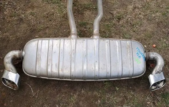 Volkswagen Touareg I Rear muffler/silencer tail pipe 7L6253611N