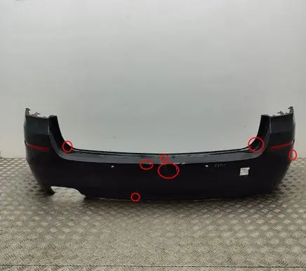 BMW 5 F10 F11 Rear bumper 7254916