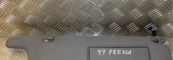Volkswagen Phaeton Sun visor TOYOTA_PREVIA_II_OSŁONA_PRZECIWSŁONECZNA_PRAWA