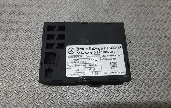 Mercedes-Benz E W211 Door central lock control unit/module A2115403145