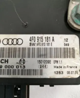 Audi A6 S6 C6 4F Power management control unit 4F0915181A