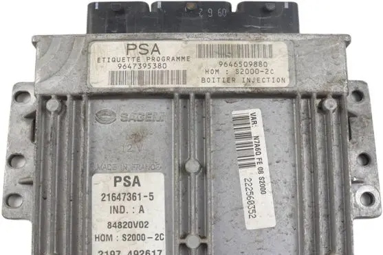 Citroen Xsara Engine control unit/module ECU 9647395380 9646509880