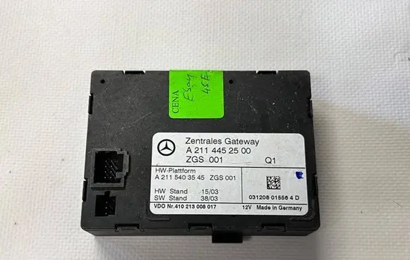 Mercedes-Benz E W211 Door central lock control unit/module A2114452500 A2115403545
