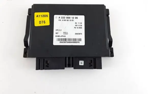 Mercedes-Benz C W205 Gearbox control unit/module A2229001206 A0009015302