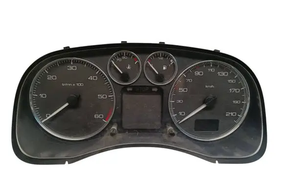 Peugeot 307 Speedometer (instrument cluster) P9660470680 28117449B NS6029364