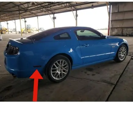 Ford Mustang V Rear tail light reflector