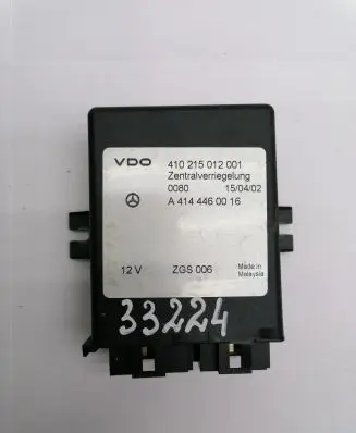 Mercedes-Benz Vaneo W414 Door central lock control unit/module A4144460016 410215012001