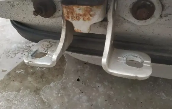Rear door lower hinge