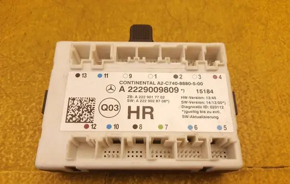 Mercedes-Benz S W222 Door control unit/module A2229009809 A2229028708 A2229017702