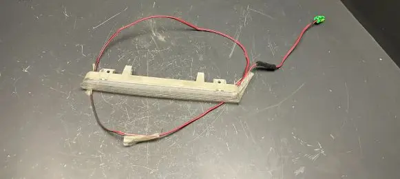 Peugeot 407 Third/center stoplight 9654923180