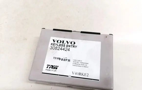 Volvo S40, V40 Comfort/convenience module 30824424 V40RKE2