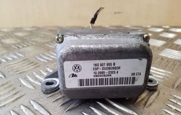 Volkswagen Golf V ESP acceleration yaw rate sensor 1K0907655B 10098503204