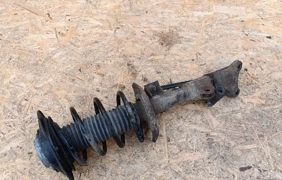 Front shock absorber with coil spring