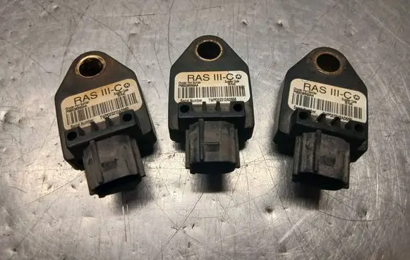 Airbag deployment crash/impact sensor