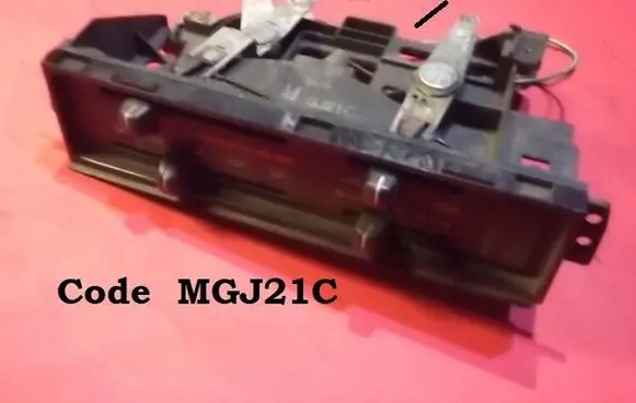 Mazda 626 Climate control unit MGJ21C