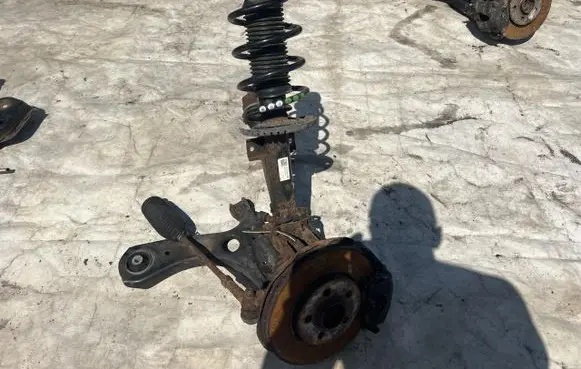 Skoda Fabia Mk3 (NJ) Rear axle beam 6C0413031AN 6C0407272AB