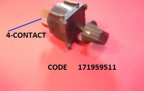 Volkswagen PASSAT B2 Interior fan control switch 171959511