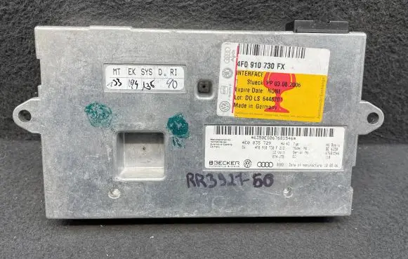 Audi A6 S6 C6 4F MMI control unit 4F0910730FX 4F0910730F 4E0035729