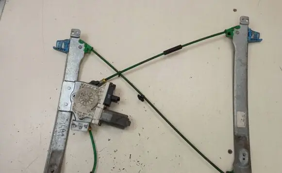 Front door window regulator with motor